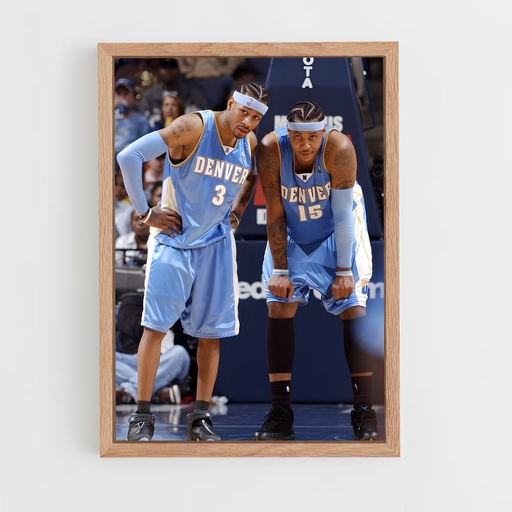 Poster Duel sur le Court – affiche Basketball (vue 4)